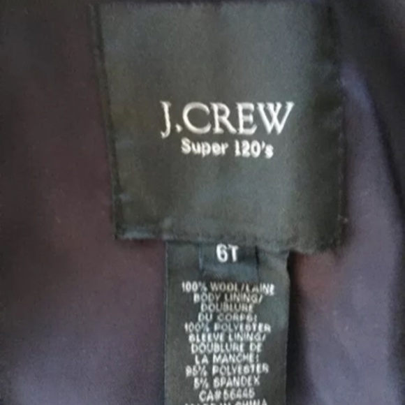 J. CREW Blazer Navy Blue - Picture 2 of 4